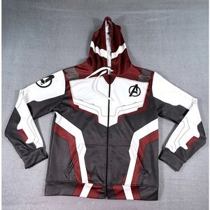 Angry Goldfish Avengers Quantum Suit Hoodie 2XL Cosplay Full‎ Zip Super Hero
